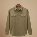 Tactical Cargo Loose Long Sleeve Shirt Fashion Grand