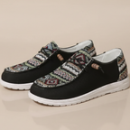 Women's casual patterned slip-on loafers Fashion Grand