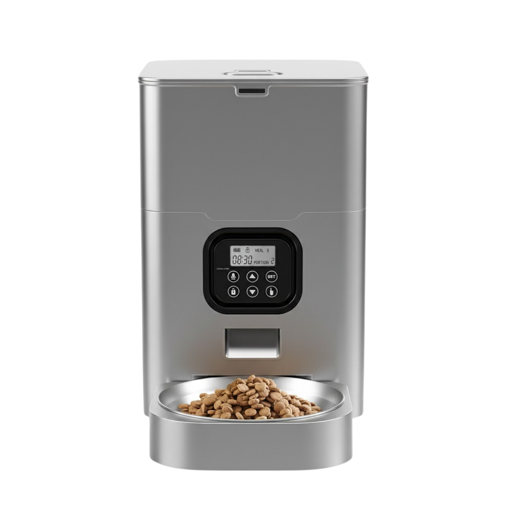 Automatic Pet Feeder for Cats and Dogs, Programmable Food Dispenser