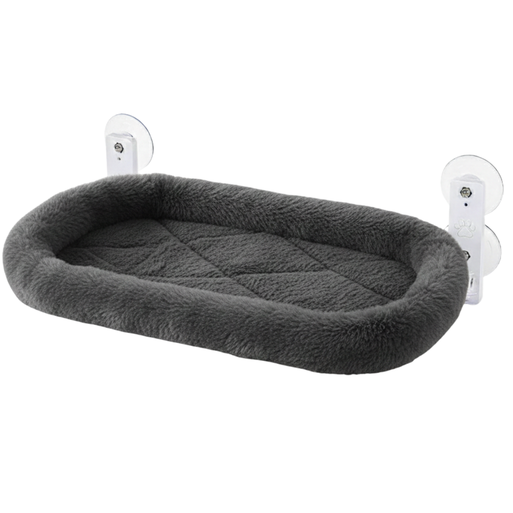 Cat Hammock Window Perch with Removable Cushion Bed and Metal Frame