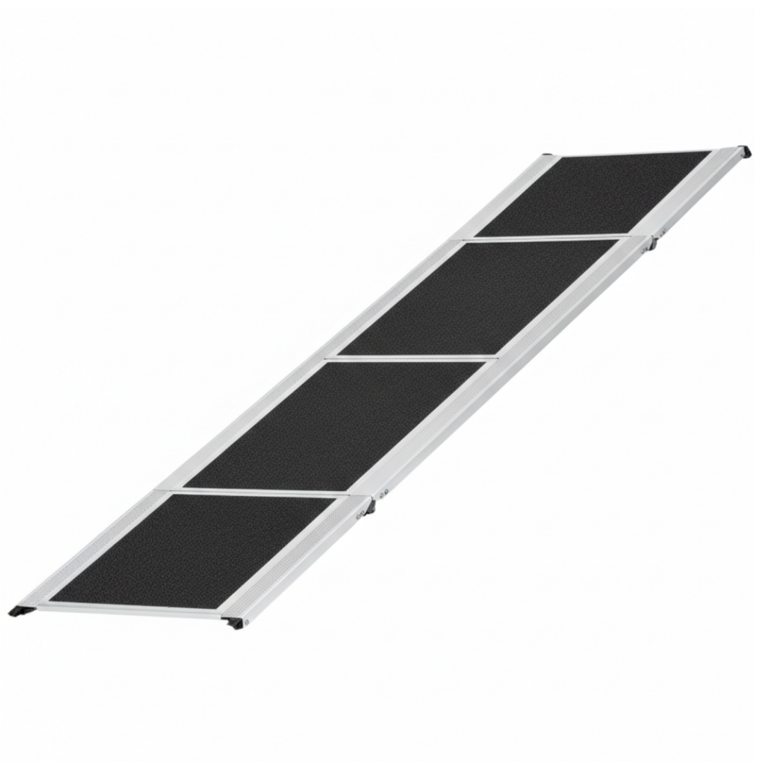 Portable Alumunim Folding Dog Car Ramp for Cars, SUVs, and Vans